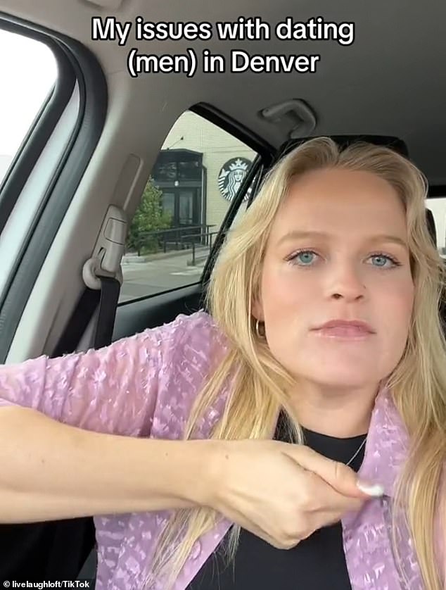 TikTok user Ellie Abes posted a video about her grievances about a year and a half of dating in the Mile High City