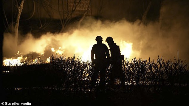 Locals expressed fears that Ukraine is struggling to fend off drone attacks after the attack in Kharkov