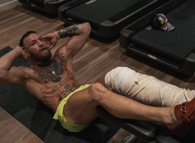 McGregor has fully recovered from his broken leg and claims he is ready to fight