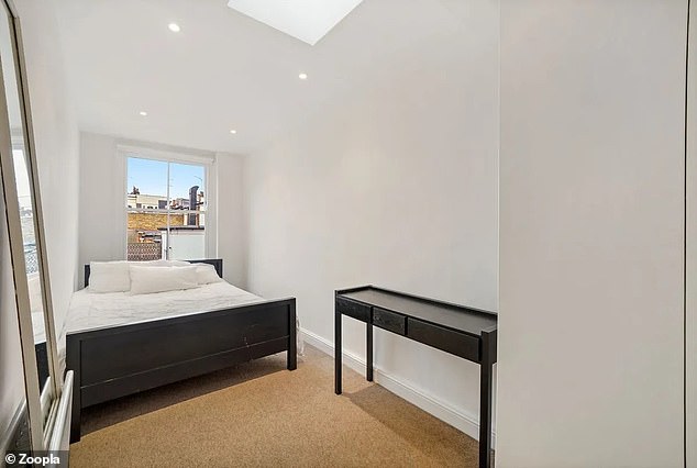 The flat has a double bedroom and has recently been painted, giving it a sleek and fresh look