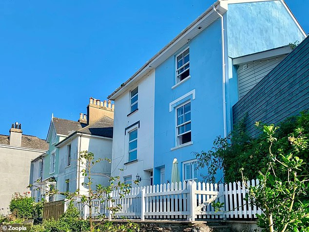 This Dartmouth townhouse is for sale for £550,000 through agents The Coastal House