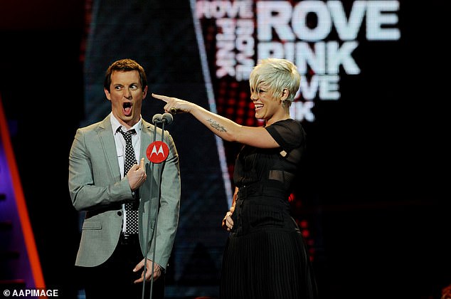 In 2016, Rove revealed on his breakfast radio show that he learned about Pink's second pregnancy, with child Jameson, months before it became public news.