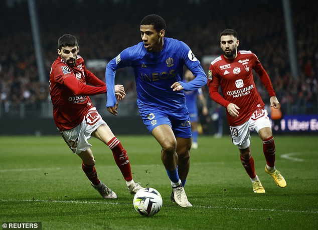 Todibo played a starring role for Nice during their run to second place in the Ligue 1 standings this season