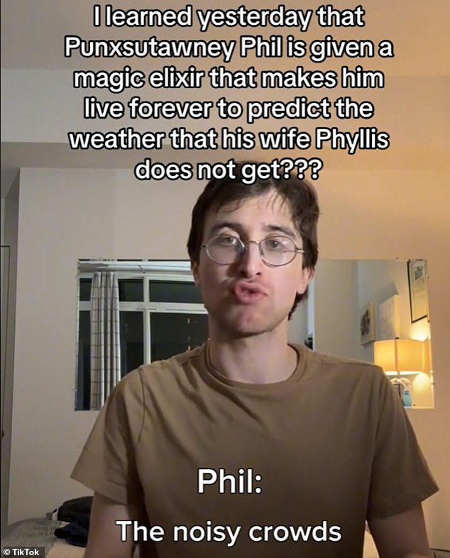 A day after the prediction, Oliver Richman, an actor and singer, posted a TikTok revealing Phil's wife and Phyliss' sad fate