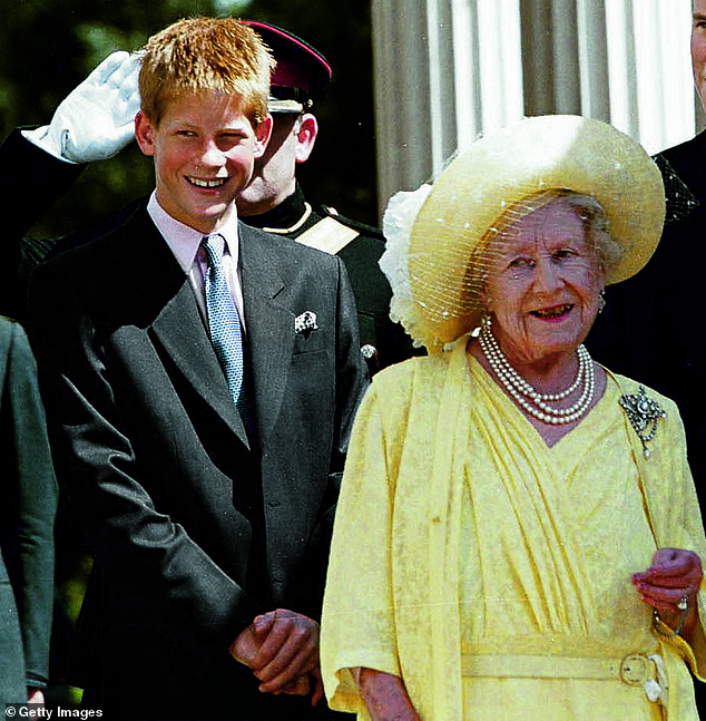 The Queen Mother's portrayal of Ali G was much appreciated by Prince Harry.