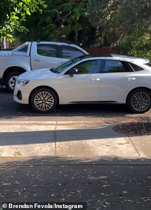 The Melbourne radio host took to Instagram on Sunday to slam the rude motorist by uploading images of the white vehicle parked outside his property