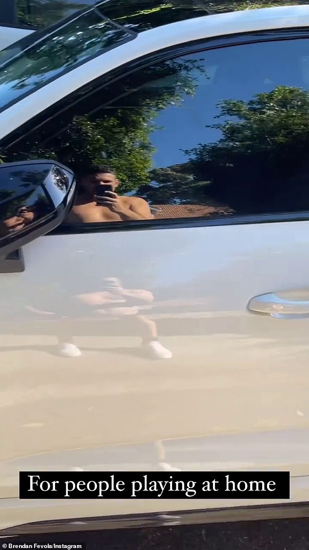 The former AFL star then shared some suggestions from his fans on what to do, including keying the car, smashing the windows and slashing the tires.  One fan made the vulgar suggestion that he should 'lay a turd', which Brendan jokingly said he 'kinda liked'