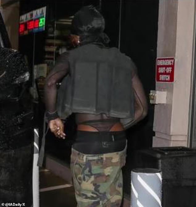 One person responded to the post by joking that Carti, real name Jordan Carter, was recently pictured in a similar outfit.  It was likely a reference to this paparazzi photo allegedly taken of Carti