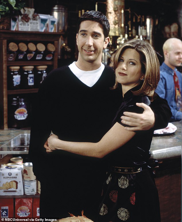 Aniston and Schwimmer worked together for a decade on the iconic sitcom, where their characters' love story defined the show.