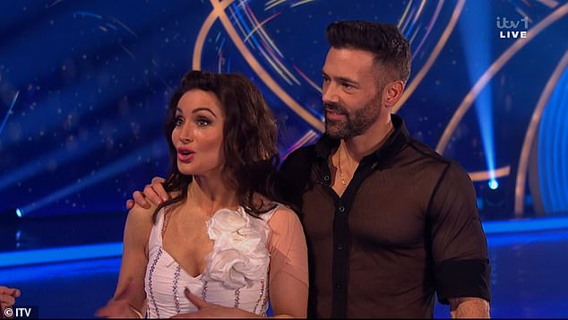 Dancing On Ice's Roxy Shahidi (pictured) and Lou Sanders were the latest stars to leave the series on Sunday night after a shock double elimination