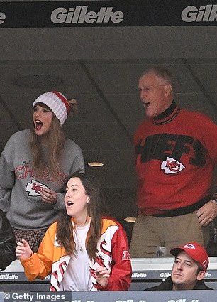 Scott Swift wears Chiefs gear