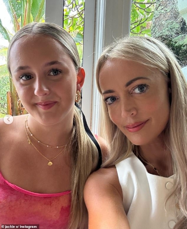 The mother-daughter duo looked very rested and refreshed after their weekend stay at the four-star Raes Hotel on Wategos in Byron Bay