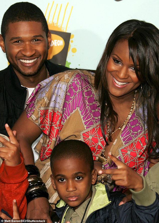 His sons are from his previous marriage to Tameka Foster (right), whom he split from in 2009