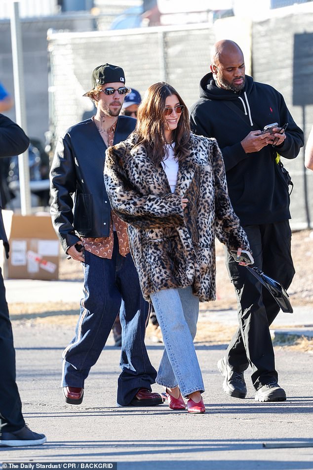 1707698594 934 Super Bowl 2024 Justin Bieber and wife Hailey arrive at