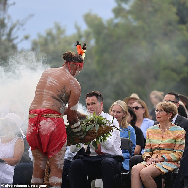 However, on Australia Day, Prime Minister Minns only shared photos of himself at an Indigenous morning ceremony and did not wish Aussies a 'Happy New Year'."