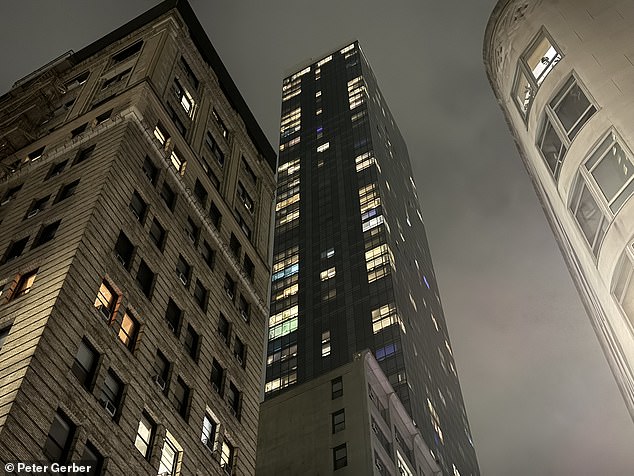 The incident took place at 19 Dutch Street at Fulton Street in Manhattan's financial district, a luxury building where rents can reach $10,000 a month.