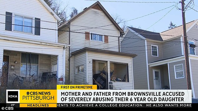 Police were called to the Brownsville Borough home after the little girl suffered an apparent seizure and became unresponsive