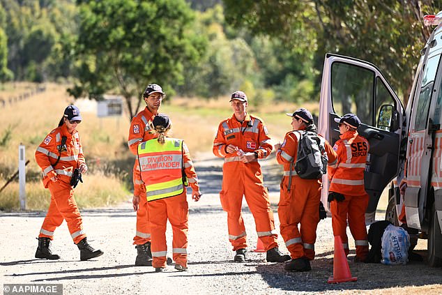 SES helped with the search for Samantha Murphy last week, but efforts were halted on Saturday