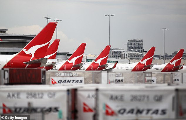 International tourists missed their connecting flights as Qantas and Virgin flights were delayed by more than an hour (stock image)