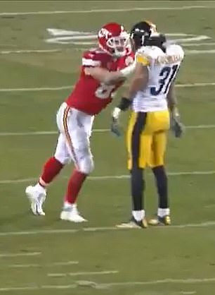 Travis Kelce also had an on-court tantrum in 2017