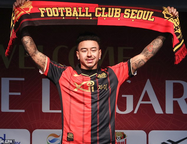 Lingard spent seven months as a free agent before making the move to the South Korean team