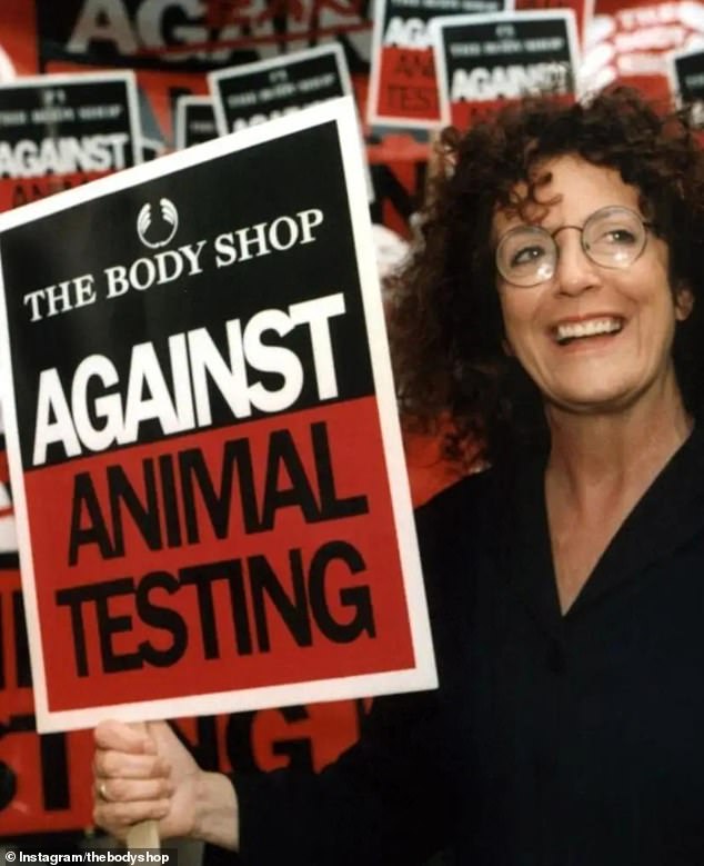 Protesting animal testing was a key business goal for the brand, with Anita leading the resistance