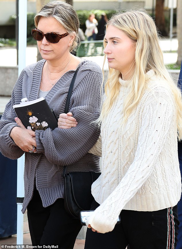 Grossman's daughter Alexis (right) will take her mother's stand on Tuesday, where she is expected to reveal Erickson's comments