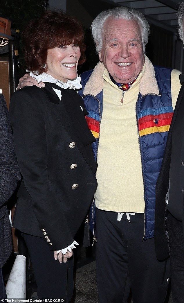 Robert was spotted with his movie star wife Jill St John at his 94th birthday in LA last weekend