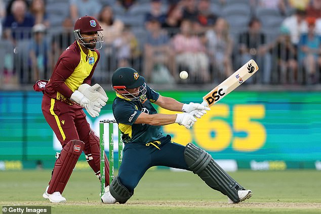 The veteran scored 81 runs but his effort was in vain as Australia lost to West Indies