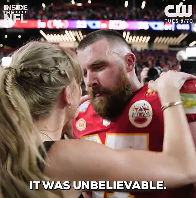 The pop star says the Chiefs' victory was 'incredible' after watching the action from her suite