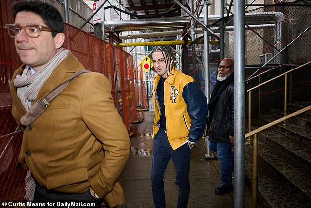 Declyn Lauper appears in Manhattan Supreme Court after being arrested and charged with gun possession