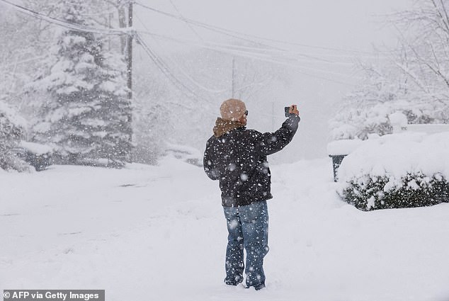 The harsh winter weather has canceled flights, closed schools and forced millions of people to stay indoors.