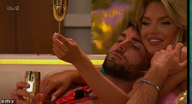 While Molly is in a relationship with Tom, he had a history with Georgia before the villa