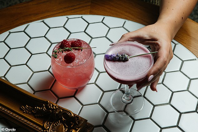 On 'Shake It Off' with something non-alcoholic there is a berry-licious drink named after her Taylor's hit, with NON 3, raspberry syrup, lime juice, sugar syrup, Fever Tree elderflower tonic and thyme spring, lemon peel and raspberries