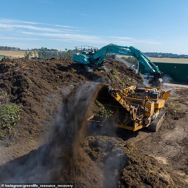 It offers mulch and a 'custom landscape soil mix made from our recycled garden materials and composted organics that are widely used in the landscape trade'