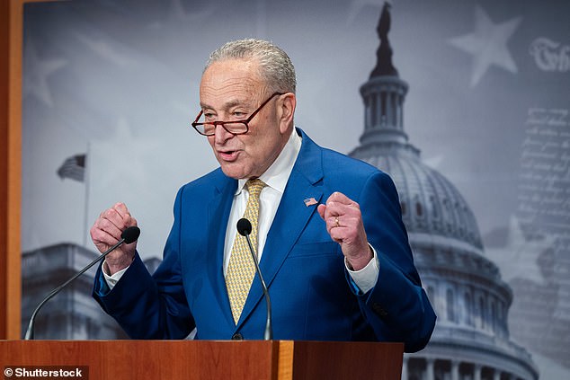 Sen. Chuck Schumer said he has worked with Biden for 30 years and that the president's mental acuity is 'great,' despite DOJ report saying otherwise