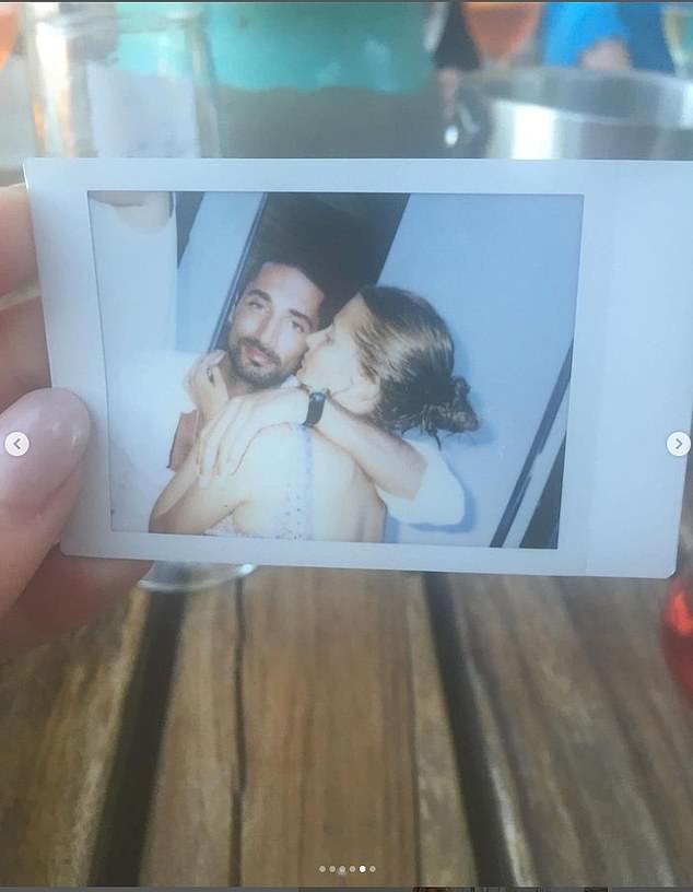 Millie shared an adorable Polaroid photo