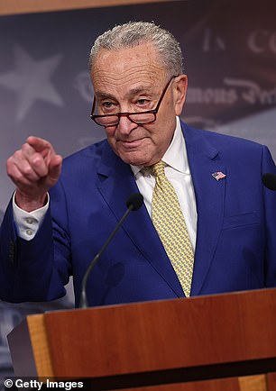 Senate Majority Leader Chuck Schumer