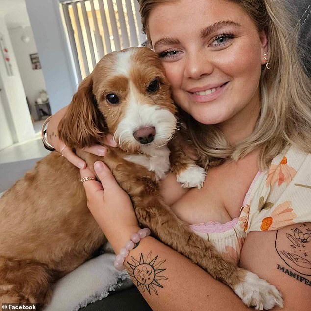 Lola (pictured with Scott's daughter Lacey) was believed to be one member of the family who has now been left with a huge vet bill due to the failed attempts to save her life