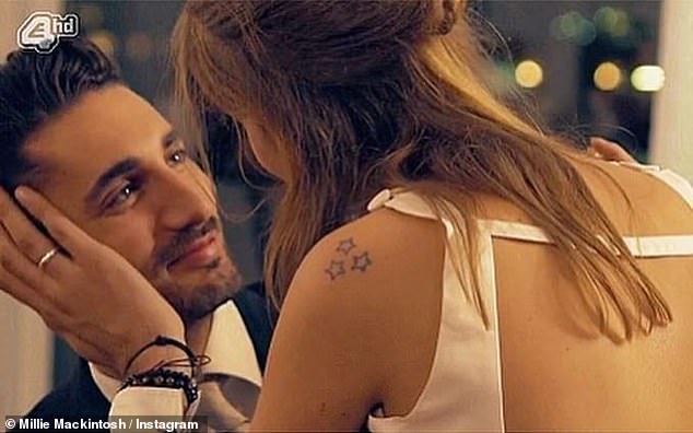 The mother-of-two shared a loved-up photo of the couple from when they starred in E4 reality series Made In Chelsea