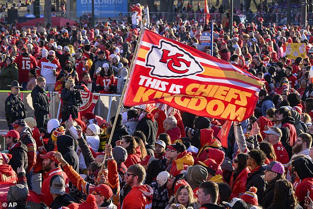 Chiefs fans lined the streets of Kansas City for thousands of hours before the victory parade