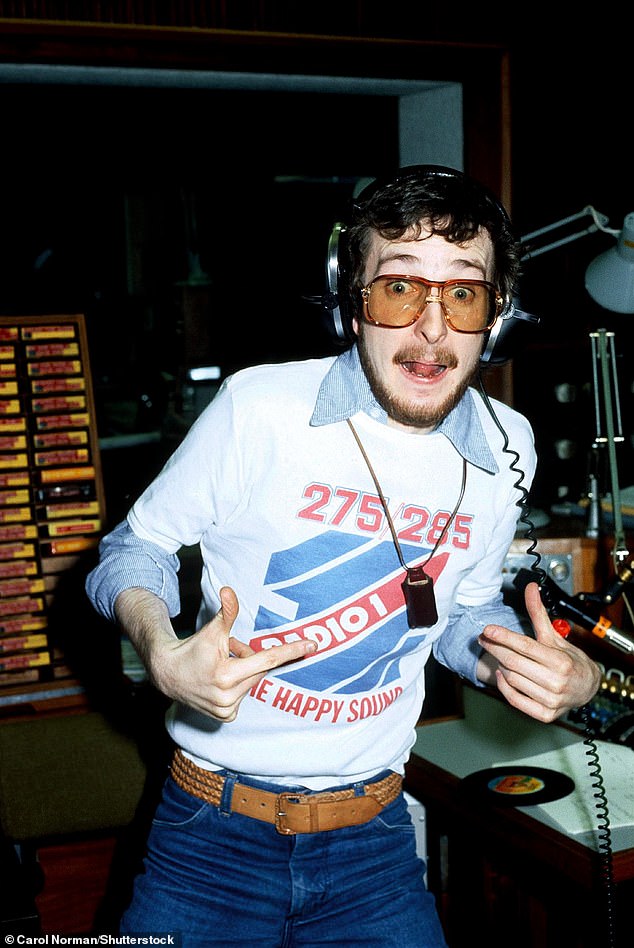 Radio fans were stunned in 2022 when Wright was fired from his Afternoon Show slot, bringing an end to his beloved show (pictured at the start of his career in 1980)