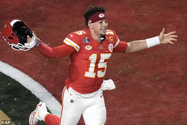 Mahomes threw the championship-winning touchdown pass late in overtime