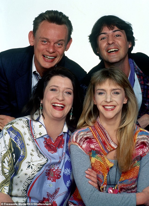 Caroline told the latest edition of the Off Air podcast that the vulgar '90s humor of the comedy wouldn't feel right now (considering Martin, Caroline, Neil and Leslie Ash)