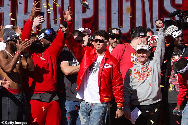 Patrick Mahomes offered his prayers after a shooting during the Chiefs' victory parade