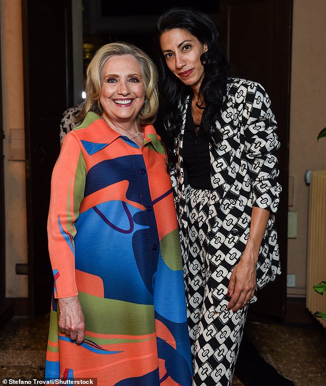 Huma has been a longtime assistant and confidante of former presidential candidate Hillary Clinton - who has several ties to the Soros family