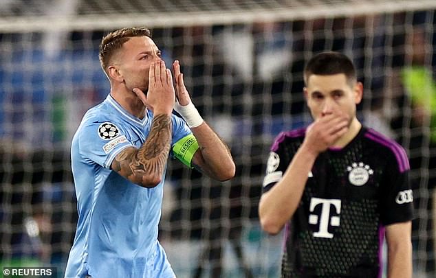 Lazio captain Ciro Immobile struck from the spot to claim the winning goal on his own field