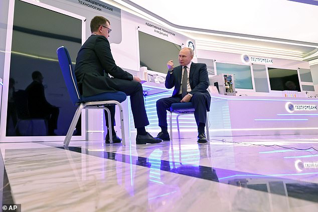 The interview was his first with an American journalist since before Russia's invasion of Ukraine nearly two years ago