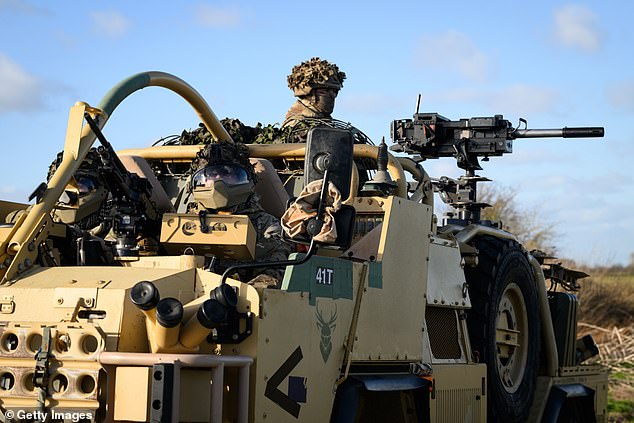 Spearhead Battalion practiced short-term exercises in January in their role as the infantry core of NATO's Spearhead Battlegroup