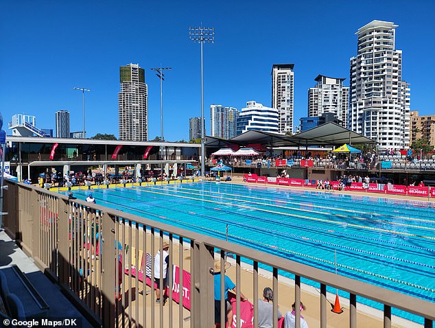 The January 2021 incident resulted in the Gold Coast City Council being fined $125,000 for an occupational health and safety breach (pictured, Gold Coast Aquatic Centre)